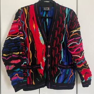 90’s COOGI multicolor wool cardigan